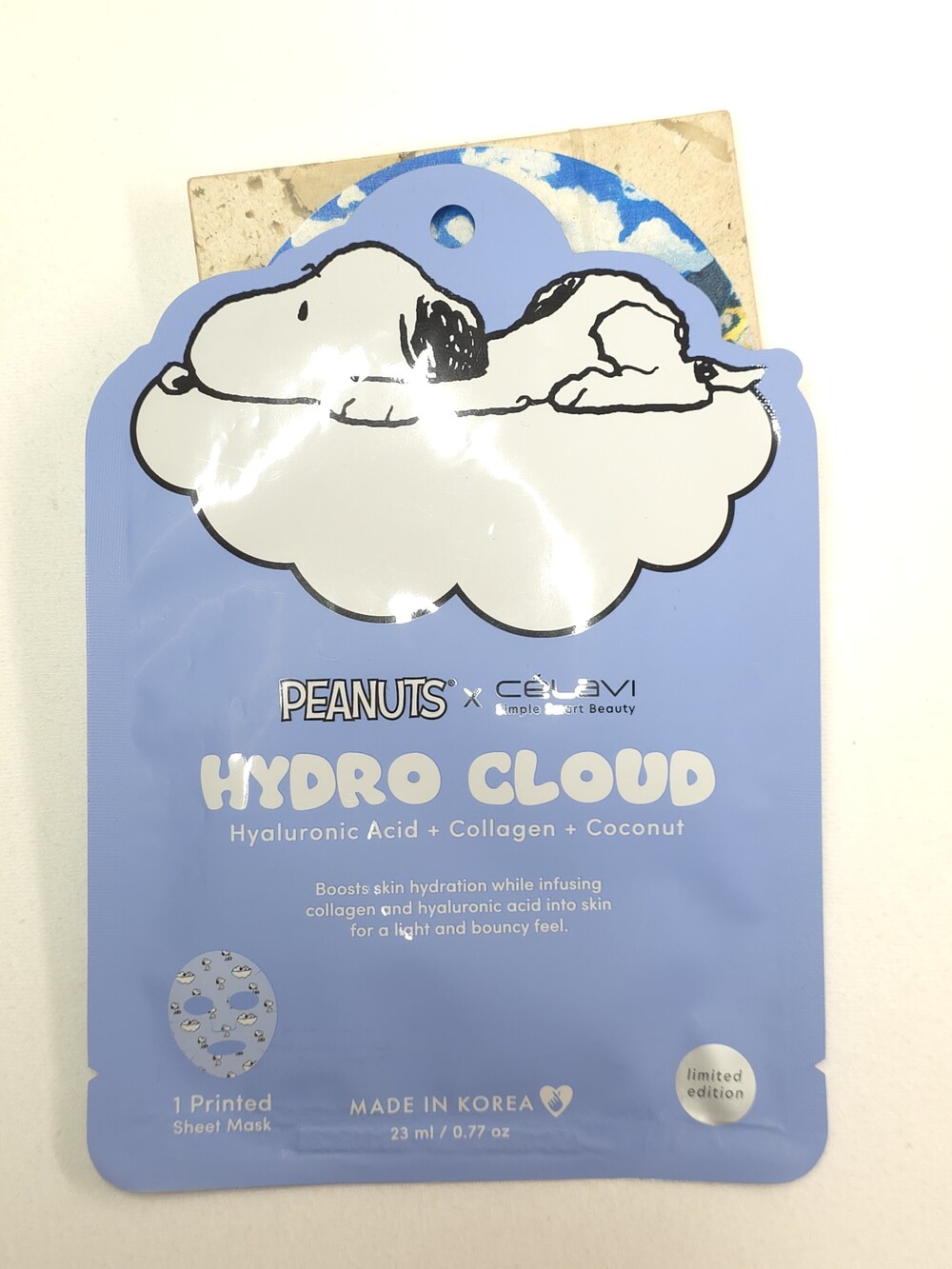 Peanuts x Celavi Hydro Cloud Printed Sheet Mask - Hydro Cloud